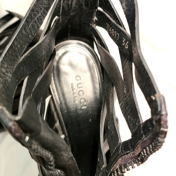 GUCCI Cage Platform Heels - Picture 14 of 14